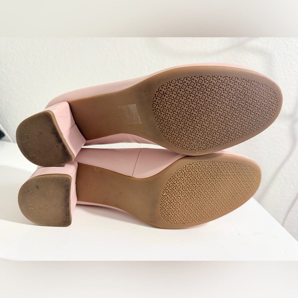 Tory Burch  Chelsea Blush Flats with Gold Emblem - Picture 8 of 9